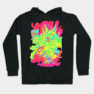 Swirly colours Hoodie